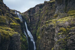 Wasserfall Glymur