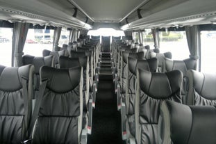 The transfer from Keflavík to Reykjavík is regular, and the buses are spacious.