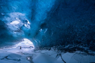 Aventura en la Cueva de Hielo Azul del Glaciar Vatnajokull desde Jokulsarlon