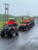 Einfache 1-stündige Quad-Tour durch die isländische Landschaft mit Transfer ab Reykjavik