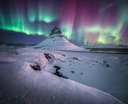 10-dages kør-selv-ferie om vinteren med nordlys på Islands sydkyst og Snæfellsnes-halvøen